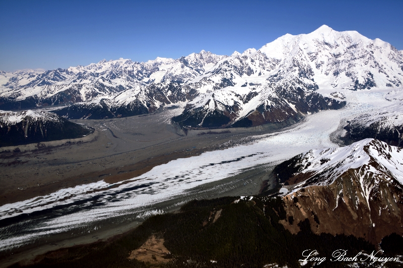 Fairweather Glacier, Desolation Valley, Mount Fairweather, Fairweather Range, Glacier Bay National Park, Alaska 
