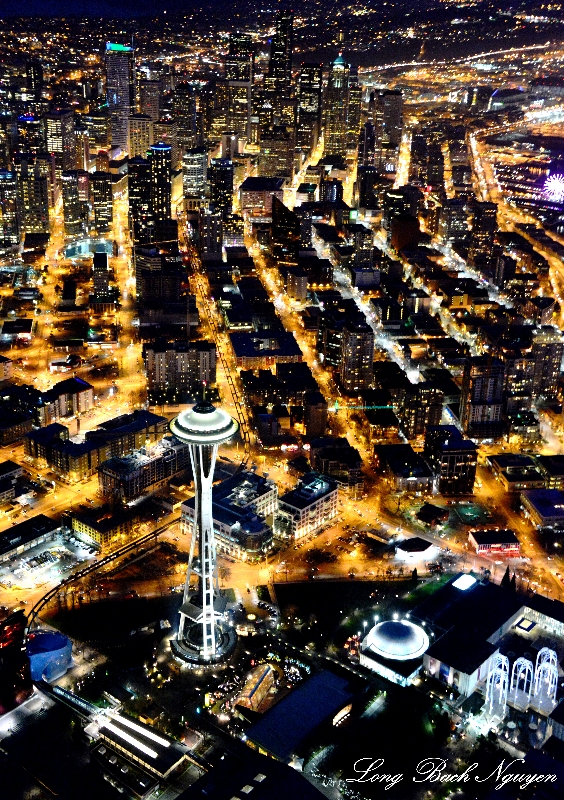 Seattle, Space Needle, Pacific Science Center, Monorail, Washington 