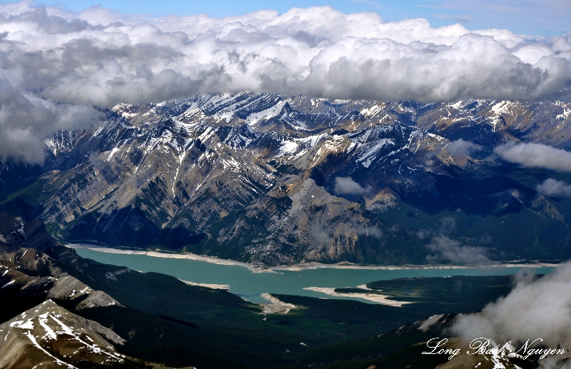 Abraham Mountain, Allstones Peak, Abraham Lake, Alberta, Canada  