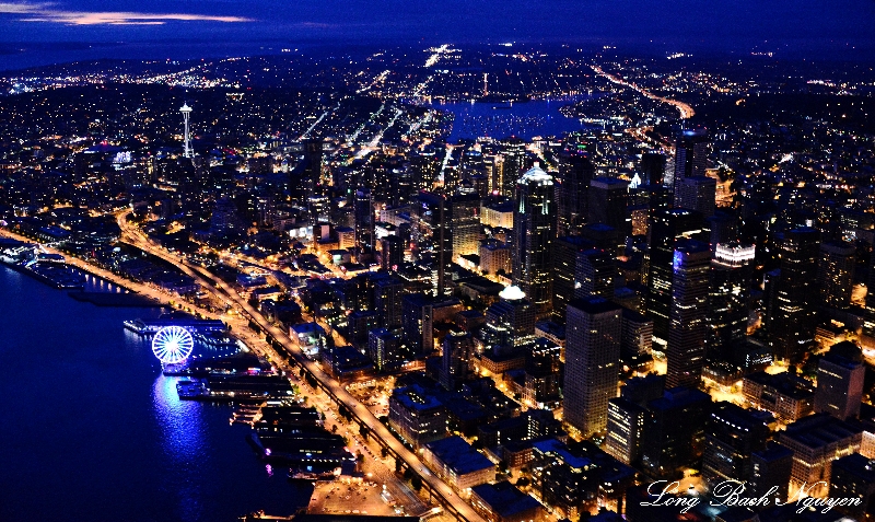 Space Needle, Seattle, Lake Union, 4th of July 2014, Washington  