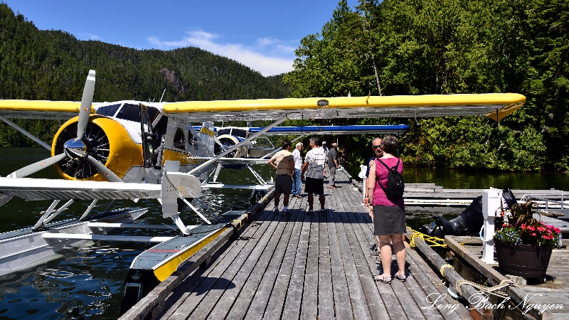 Arrival at Eagle Nook Resort, Vernon Bay, Vancouver Island, Canada