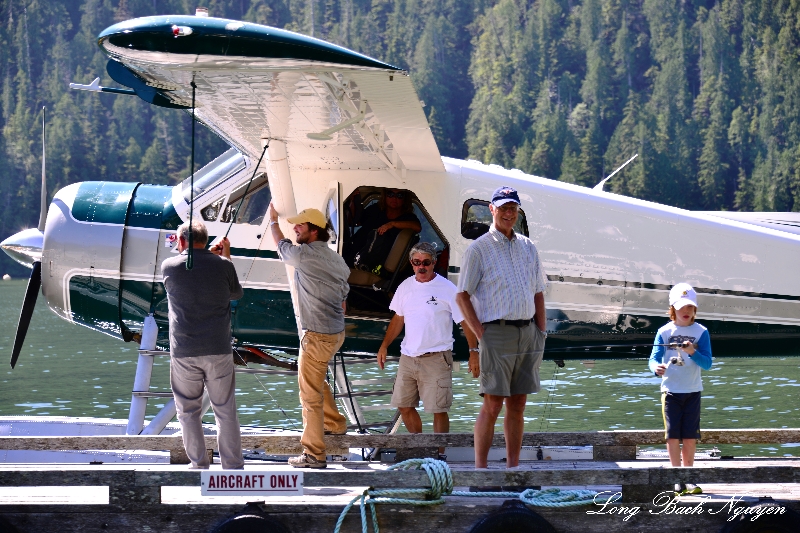 John and JJ, DHC-2 Beaver floatplane, Eagle Nook Resort, Canada