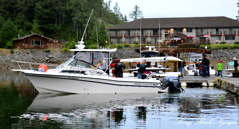 Doug, Robbi, Charlie, Ann, Eagle Nook Resort, Vancouver Island, Canada  