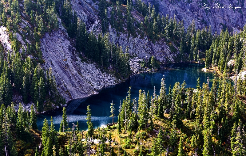 Horseshoe Lake Preacher Mountain Cascade Mountains Washington 