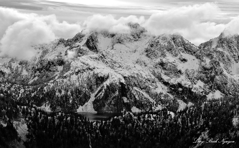Snow Lake Chair Peak Bryant Peak Washington  