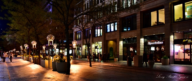 16th Street Mall at night, Denver Colorado 