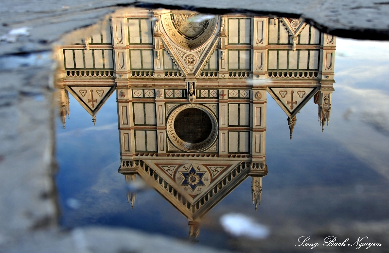 Basilica of Santa Croce, Piazza Santa Croce, Florence, Italy  