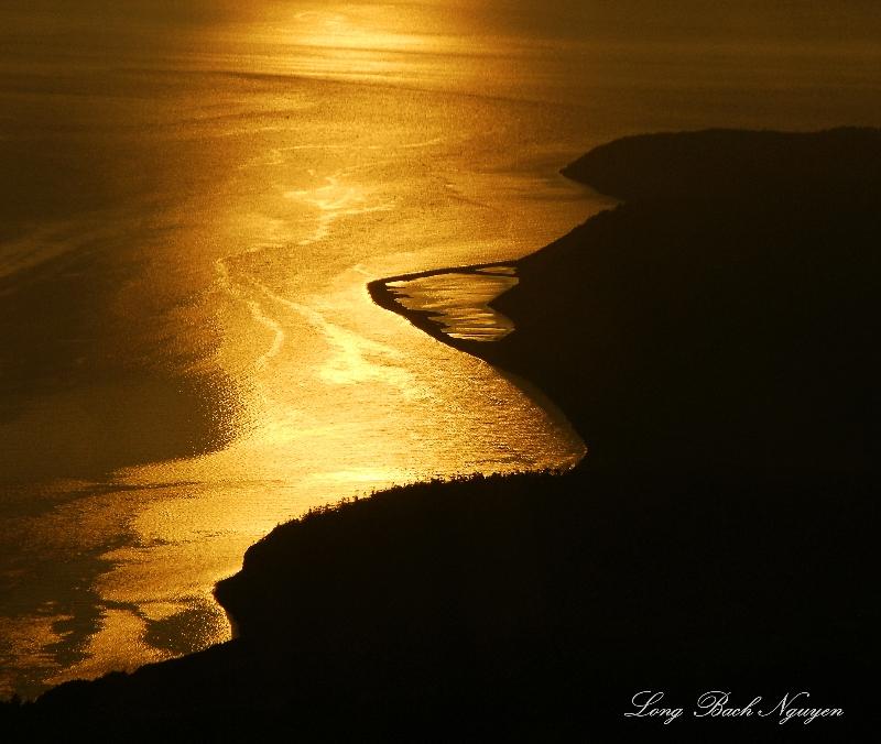 Sunset on Ebby Landing, Whidbey Island, Washington  