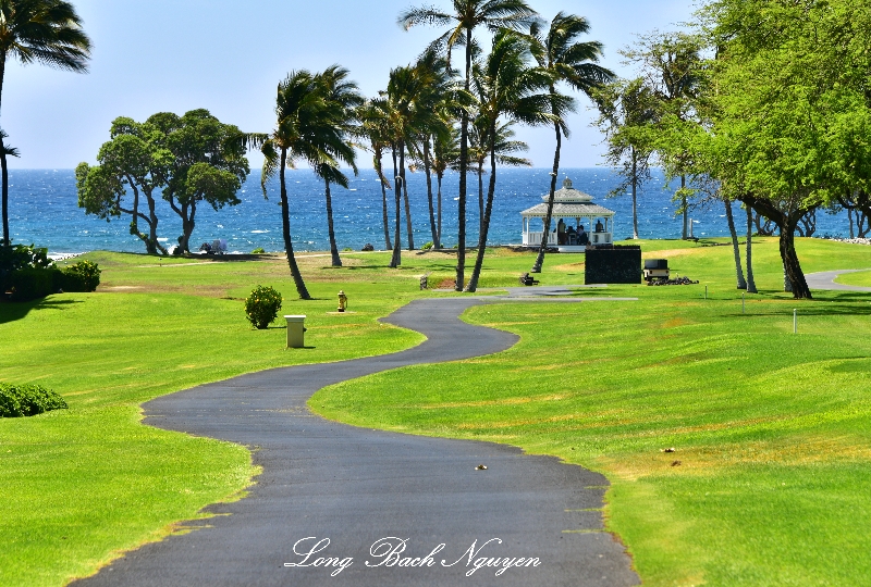 Leading to Gazebo, Fairmont Orchid, Hawaii  