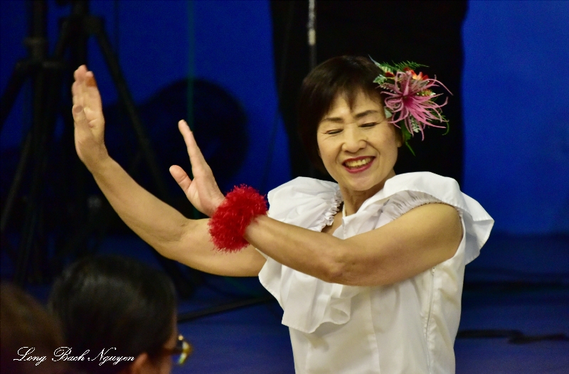 Japanese Hula Dancer, Merrie Monarch, Hilo, Hawaii  