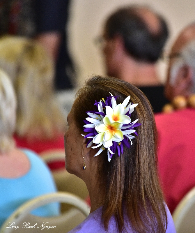 Flowers in Hair Hilo Hawaii  