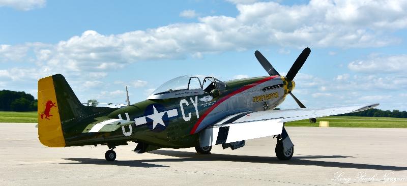 P-51 Mustang Gunfighter Appleton Airport Wisconsin   