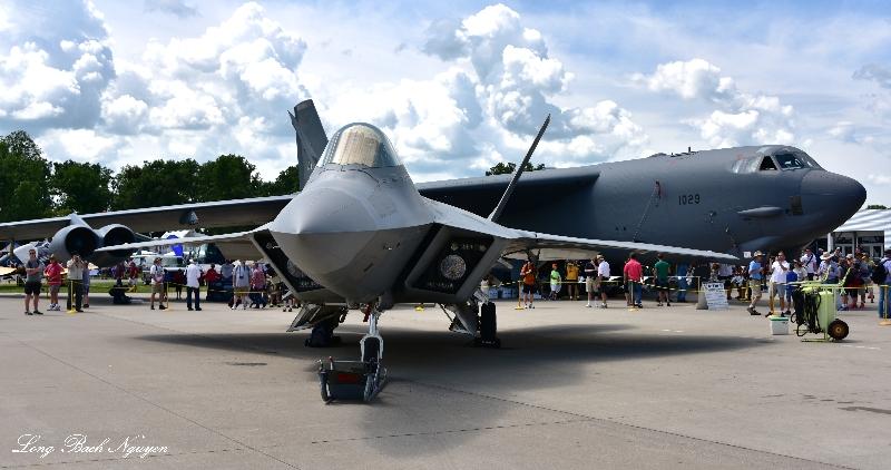 1st FW Langley AFB F-22 Raptor Barksdale AFB B-52 