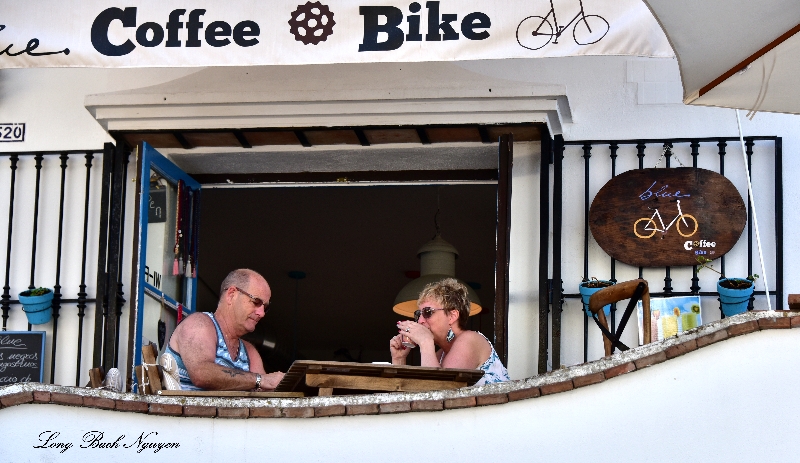 Coffe and Bike, Mijas Spain   