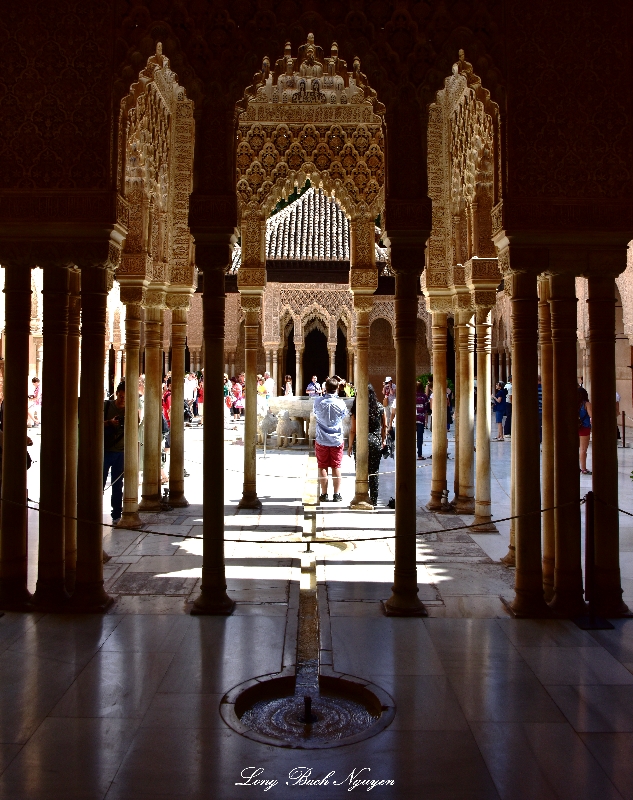 The  Dos Hermanas  Hall, Cupola with Mocarabes, Alhambra Granada 903  