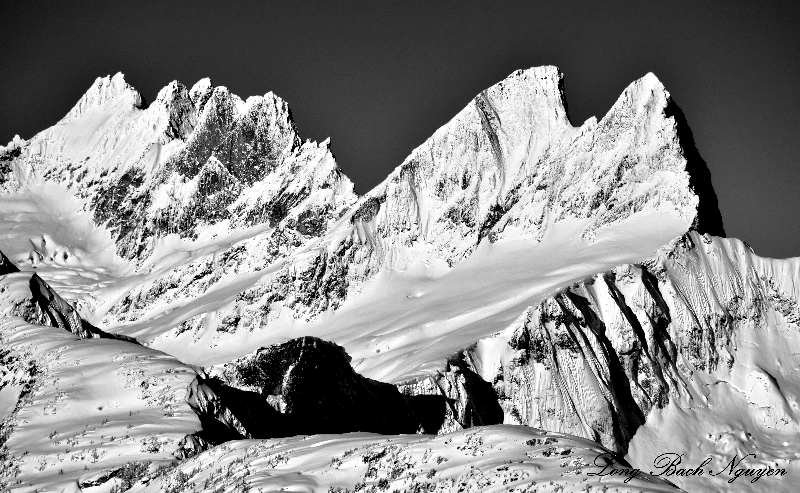 Inspiration Peak, McMillan Spire, Terror Glacier, Picket Range, North Cascades National Park 869  
