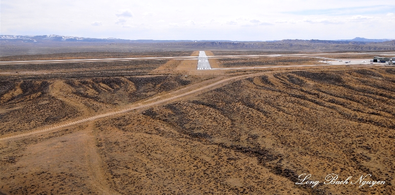 Short Final Runway 21 Rock Springs Airport, Wyoming 356 