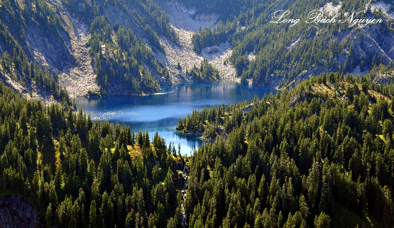 Lake Caroline on Preacher Mountain Washington Cascade Mountains 427  