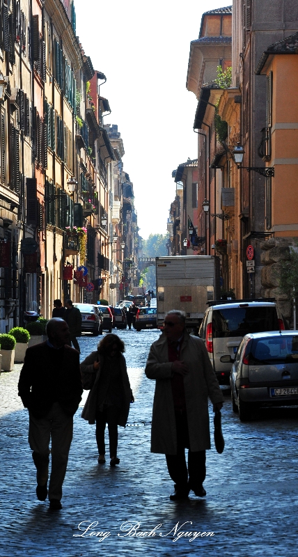 Morning on Via Guilia Rome Italy 134 