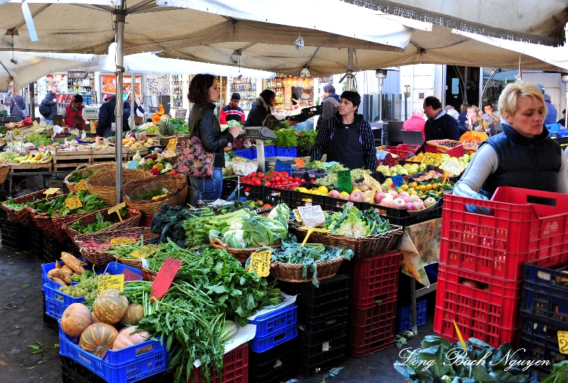 Vegetables at Campo de Fiori Rome Italy 232 