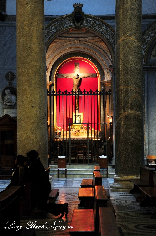 Small Chapel Santa Maria in Trastevere Rome Italy 563 