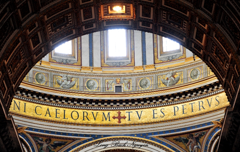 St Peters Basilica Dome, The Vatican, Rome Italy 288 