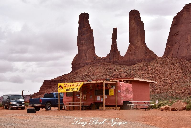 Indian Fry Bread at John Fords Point, Monument Valley, Navajo Tribal Park, Arizona 731  