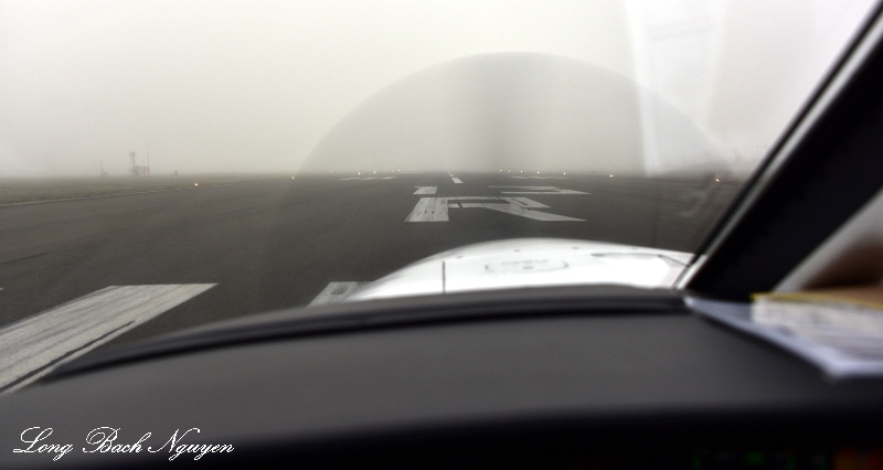 Departing Runway 13R at Boeing Field KBFI in Piper Meridian 159  