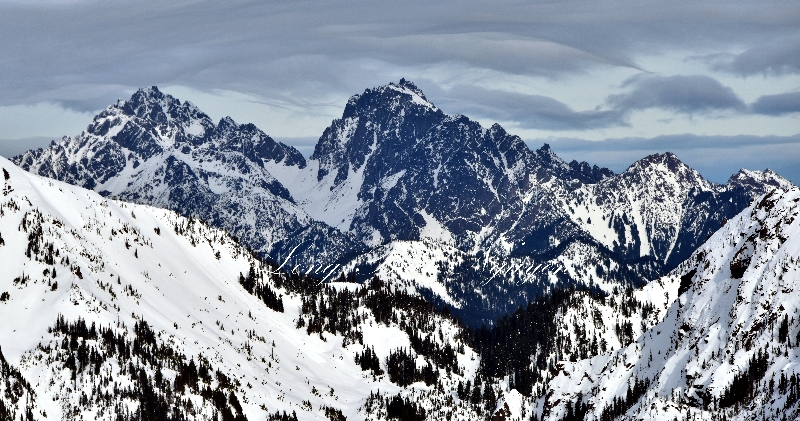 Mount Constance in Olympic Mountains 206  