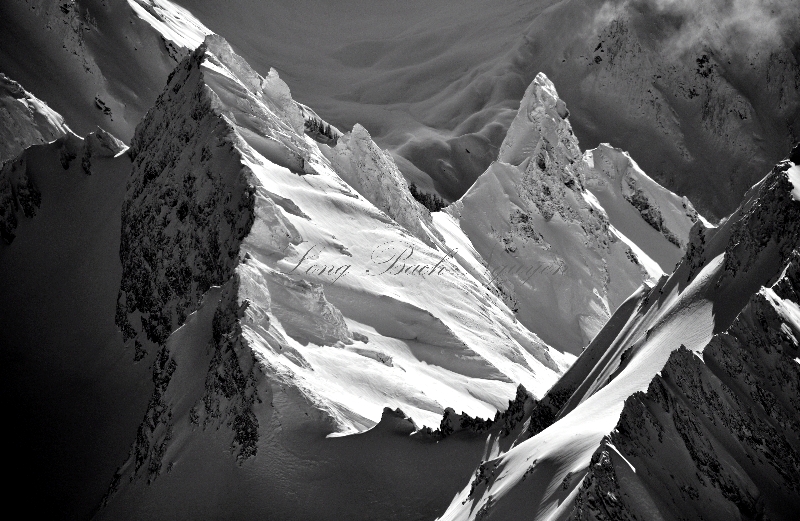 Peak on Mount Anderson Olympic Mountains Washington 408 