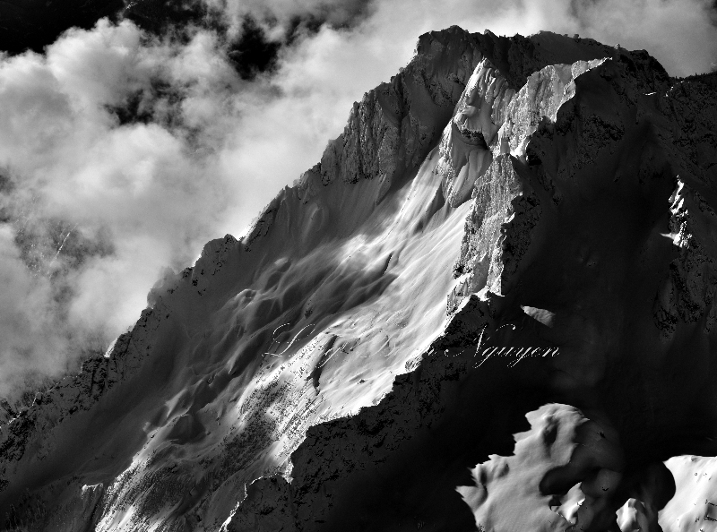 East Slope of The Brothers in Olympic Mountains 624 