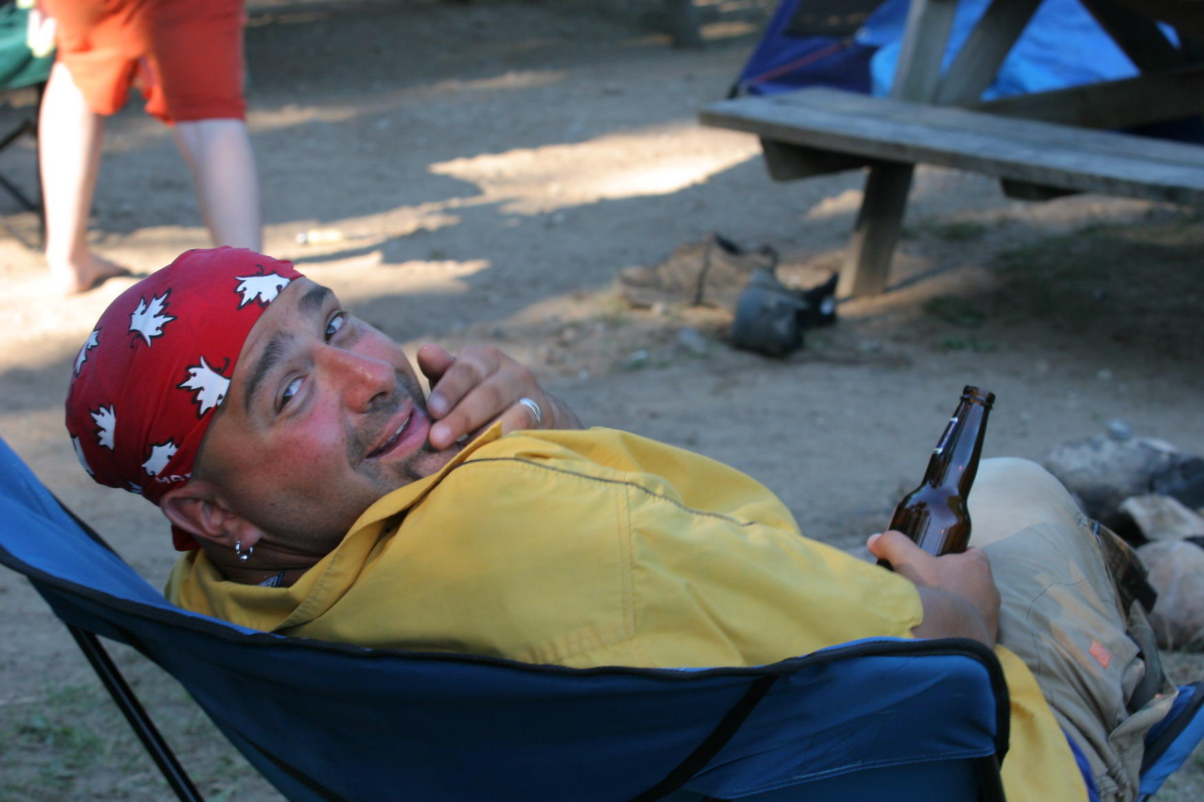 Dan / Fte  Dan au camping de Mont Tremblant 2005