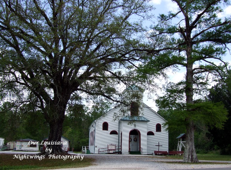 Terrebonne Parish -Chacahoula - St Lawrence Catholic Church.