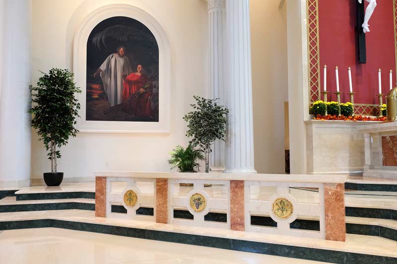 New Altar Railings at St. Joseph Church 1