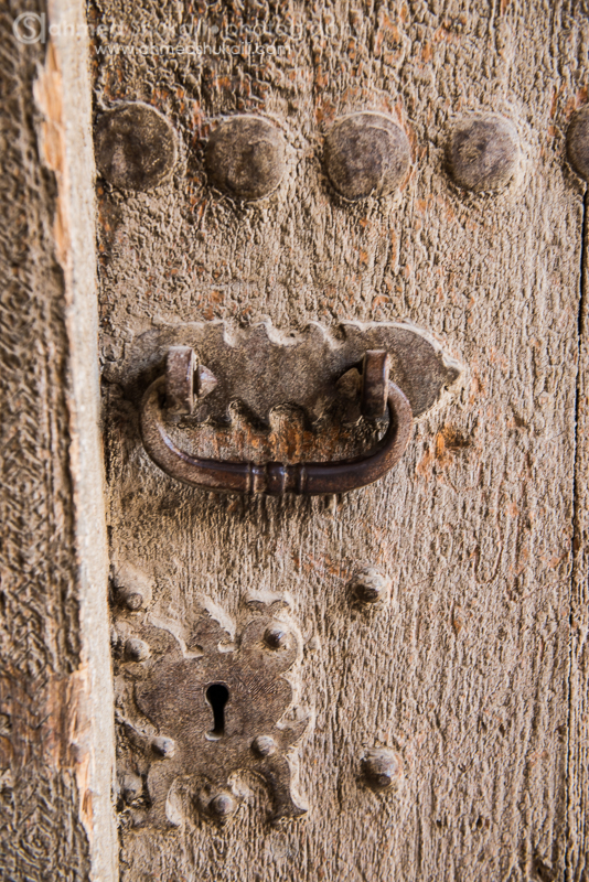 Old Wooden Door - Nizwa Fort