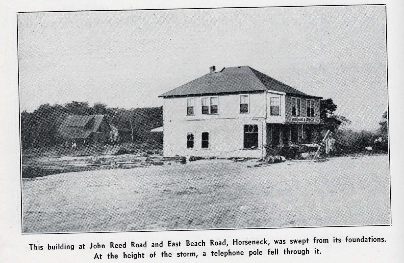 Horseneck Point, Hurricane Pictures of Greater Fall River (1938) p. 26