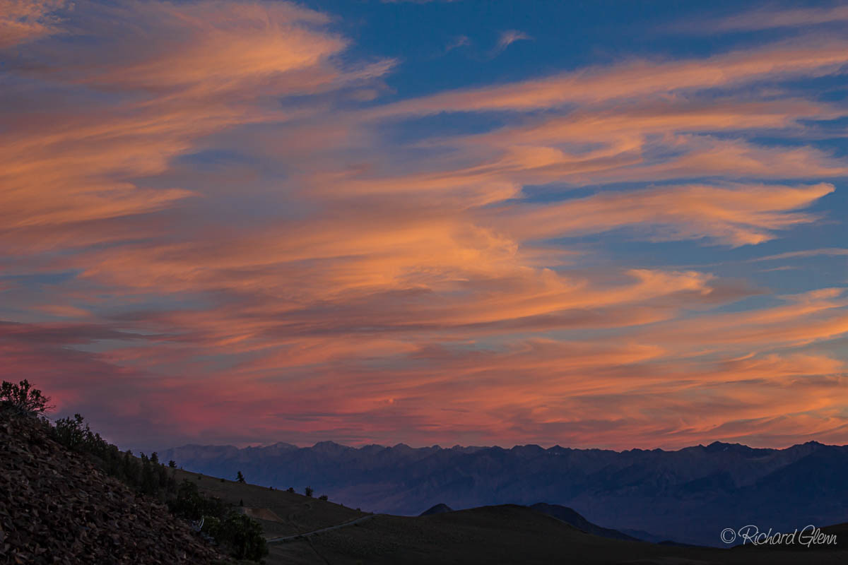 Sierra Nevada Crest from the White Mountains