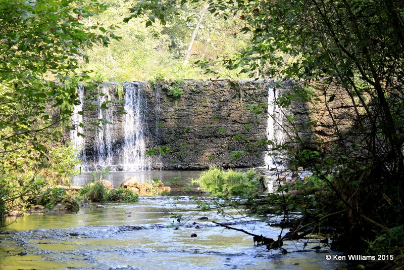 Natural Falls Dam, Delaware Co, OK, 8-31-15, Jp_33079.JPG