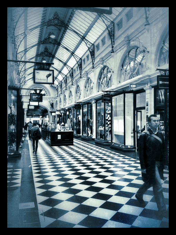 Checkered mall