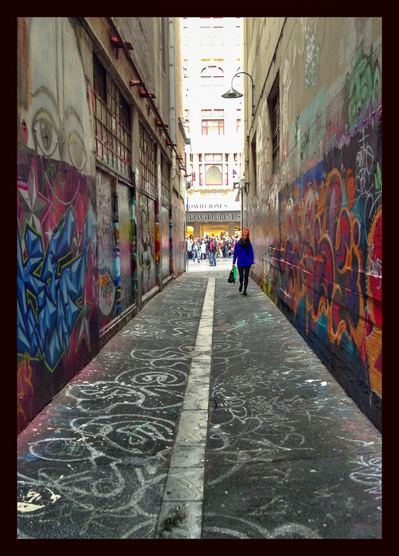 Graffiti lane way