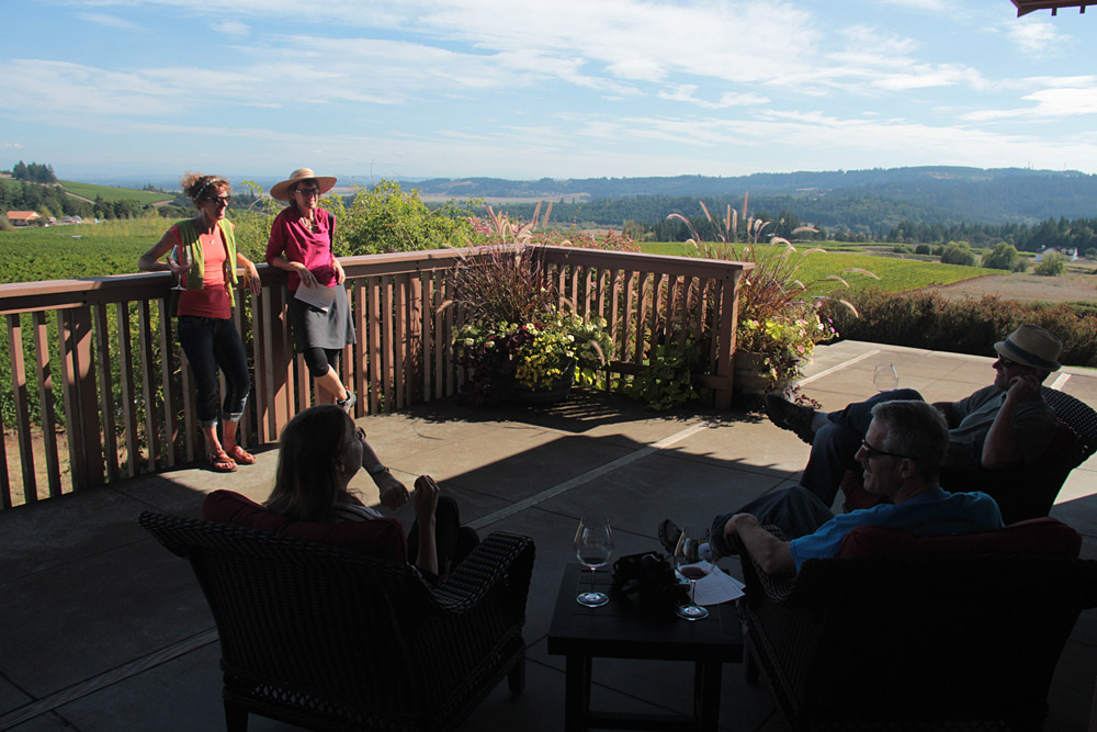 the deck at Bethel Heights 