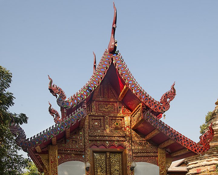 Wat Umong Mahathera Chan Phra Ubosot Gable (DTHCM0310)