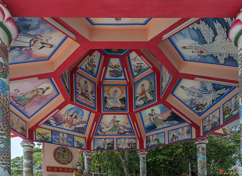 Bodhisattva Guan Yin Shrine Ceiling Paintings (DTHB1744)