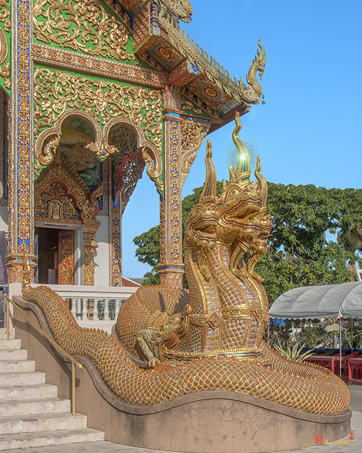 Wat Mahawan Wihan Luang Triple-headed Naga (DTHLU0275)