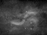 Propeller Nebula in H-Alpha