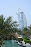 Burj Arab and sail boat hotel Dubai UAE
