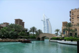 Burj Arab and sail boat hotel Dubai UAE