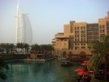 Burj Arab and Madinat Jumeirah Dubai UAE