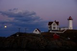 DSC08479.jpg Nubble Light and Moon Light on the eve of the eclipse