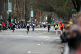 The view up N Street from 9th